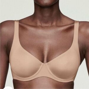 CUUP 30E The Scoop Micro Bra Taupe 0911 Underwire unlined beige nude